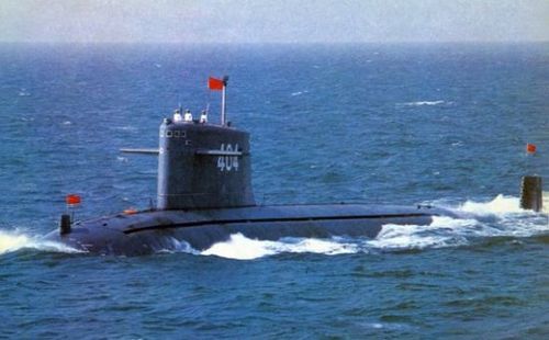 资料图:中国海军091汉级404号核潜艇作战训练